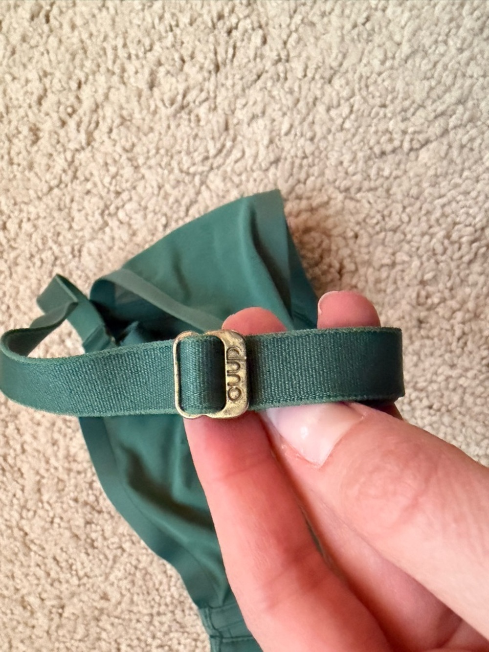 CUUP The Balconette Mesh Bra in Deep Green - Picture 5 of 6